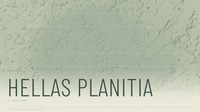 Hellas Planitia wallpaper