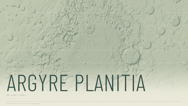 Argyre Planitia wallpaper